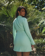 Load image into Gallery viewer, AQUA TAILORED BLAZER DRESS WITH BUTTON DETAIL