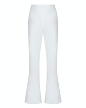 Load image into Gallery viewer, WHITE TAILORED FLARED TROUSER