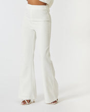 Load image into Gallery viewer, WHITE TAILORED FLARED TROUSER