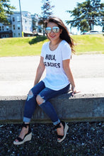 Load image into Gallery viewer, T+J HOLA BEACHES FLOWY TEE