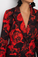 Load image into Gallery viewer, RED FLORAL PANT SUIT