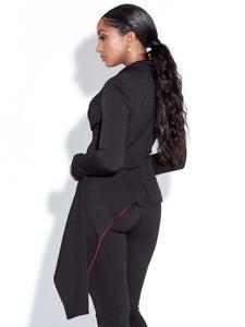 ZEMORA DRAPING BLAZER JACKET